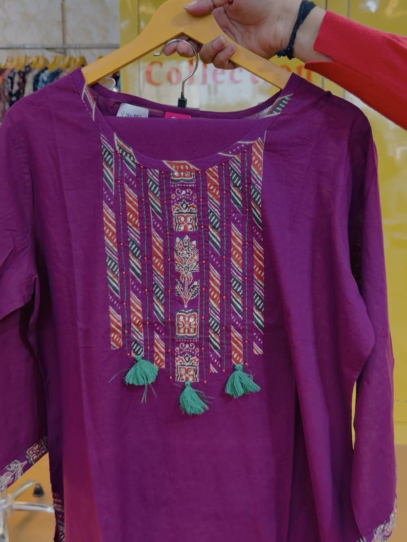Classic Plum Women's Ethnic Set