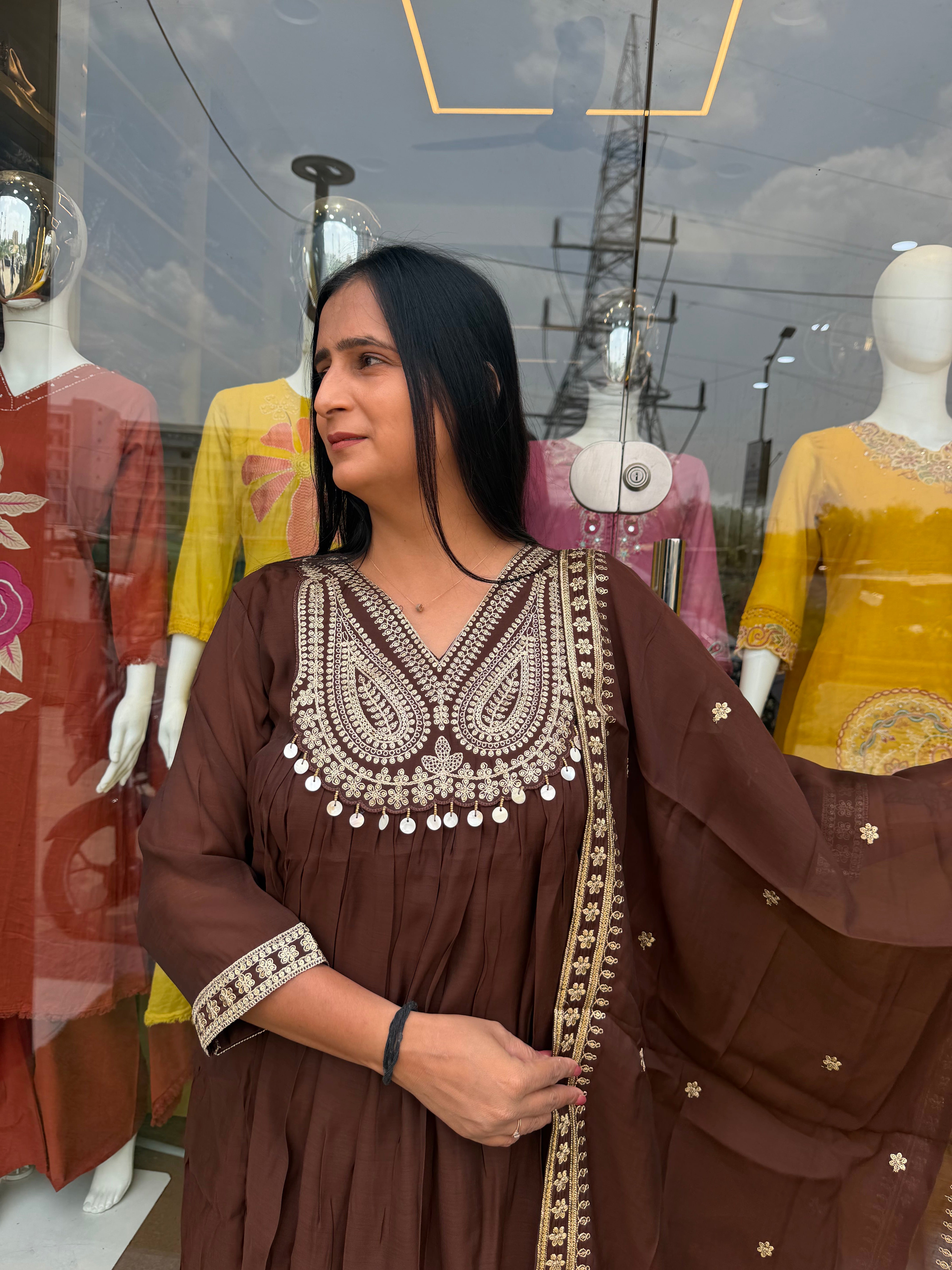 Heritage Embroidered Ethnic Set