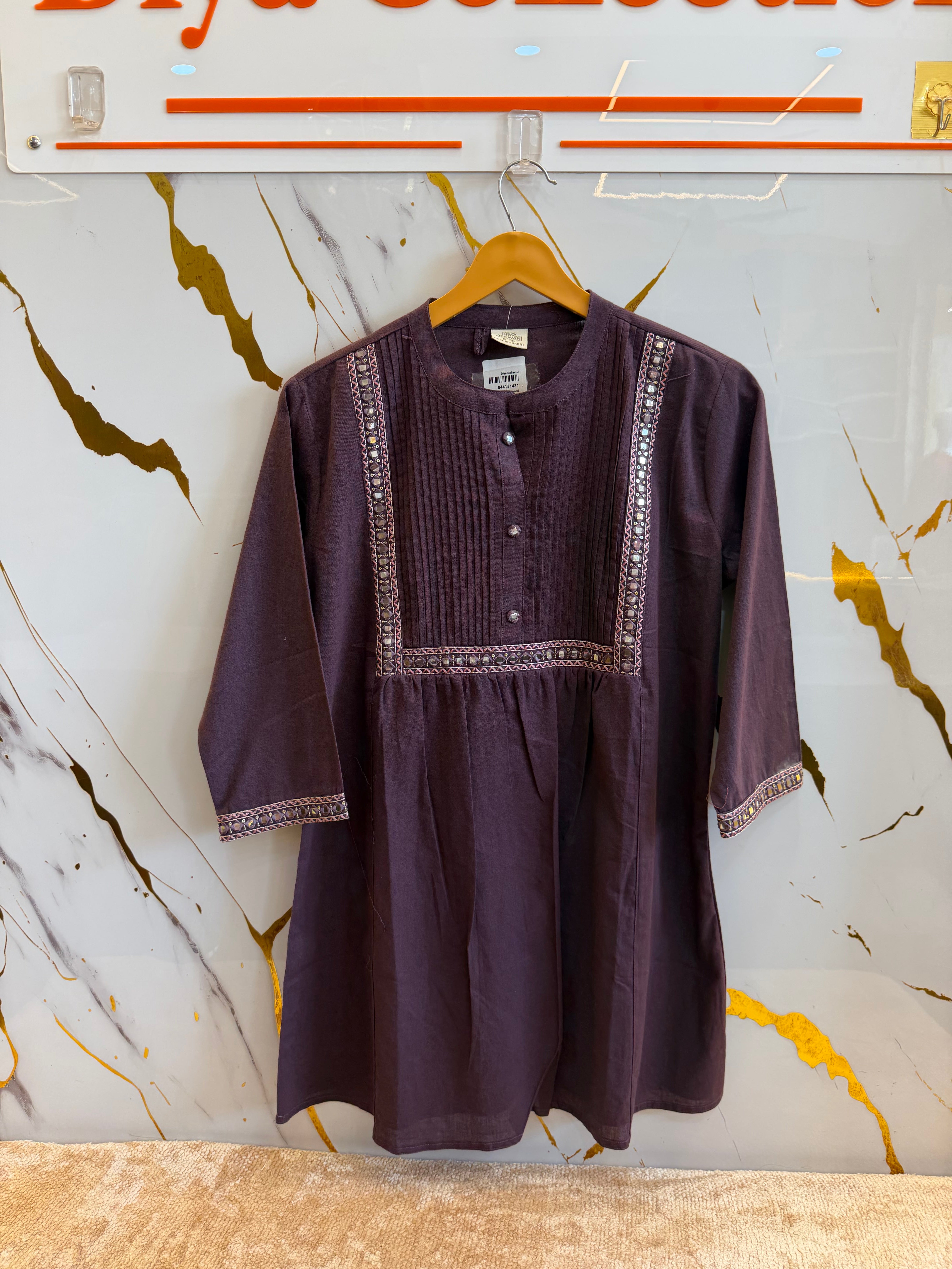 GraceLine Cotton Embroidered Kurti