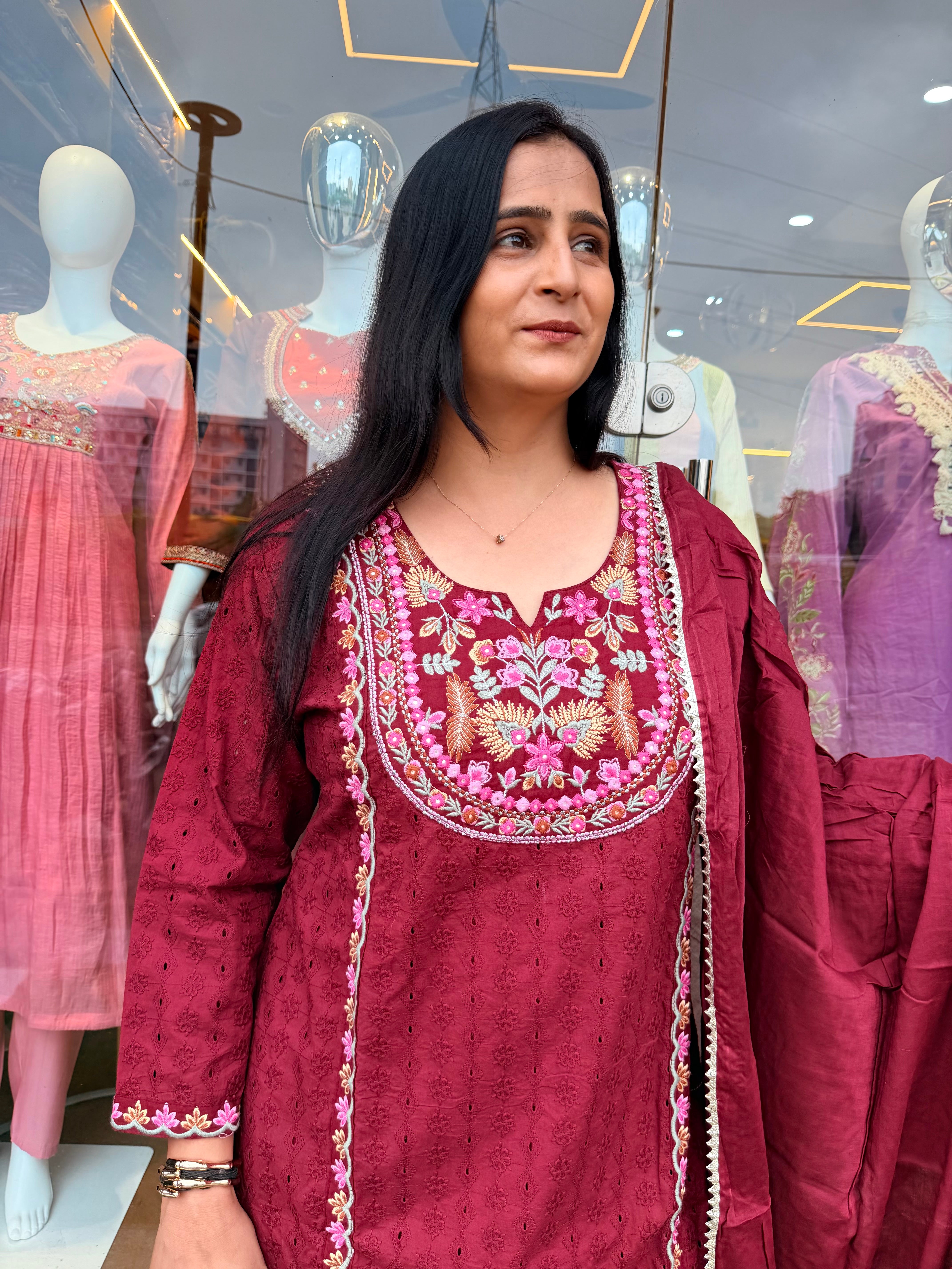 Sitara Embroidered 3-Piece Set