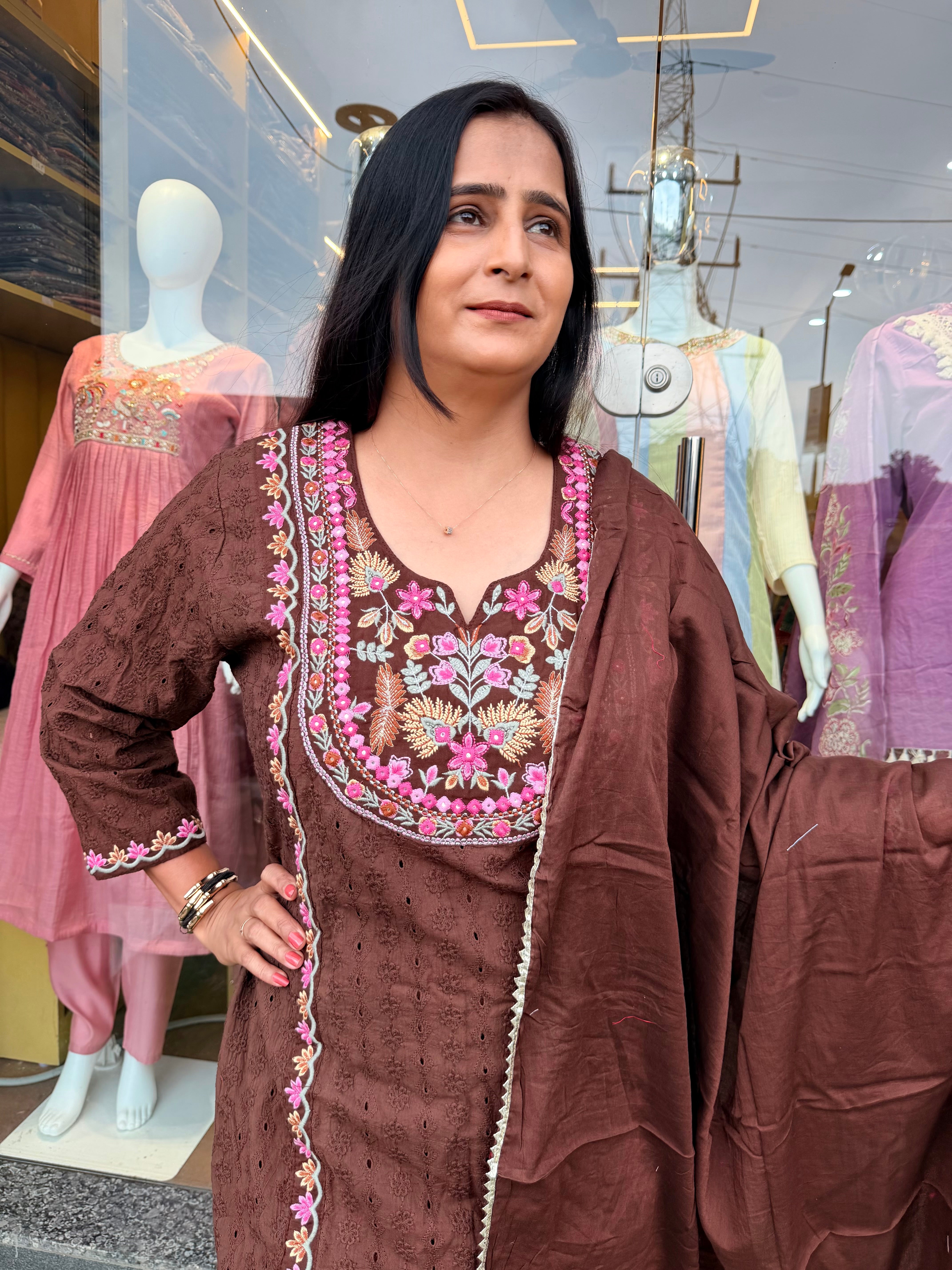 Sitara Embroidered 3-Piece Set