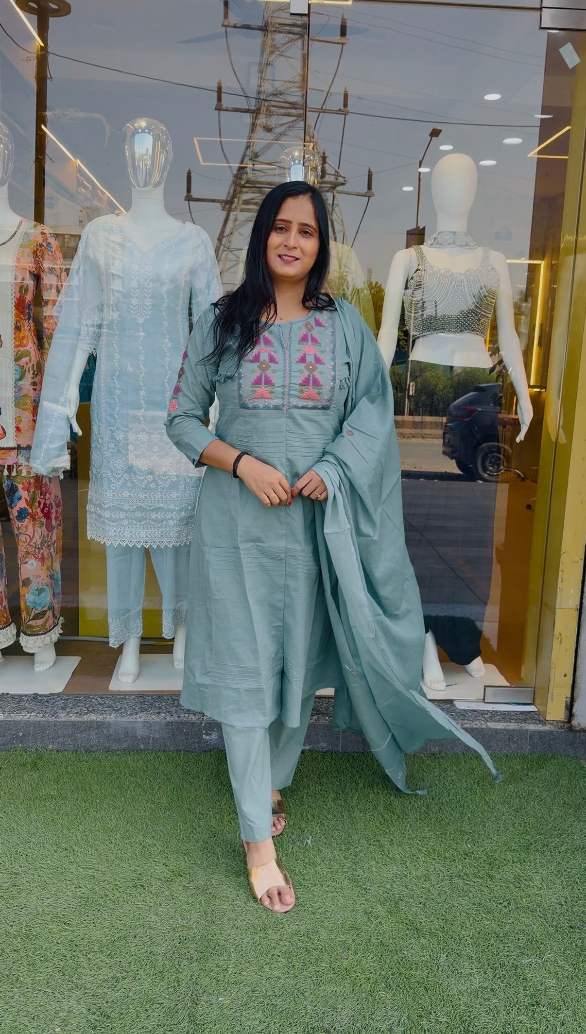Vintage Ethnic Wear 3pcs-Set