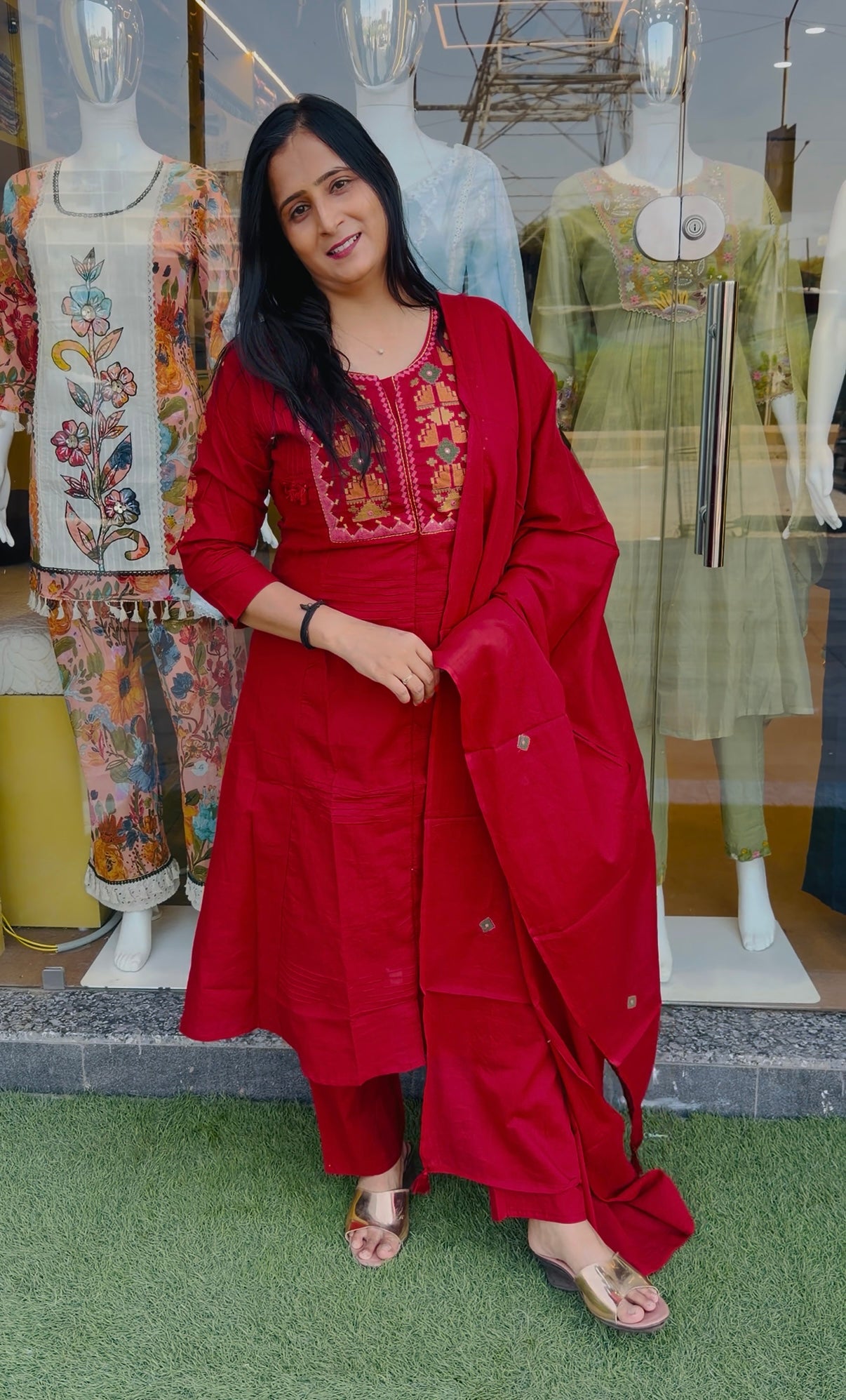 Vintage Ethnic Wear 3pcs-Set