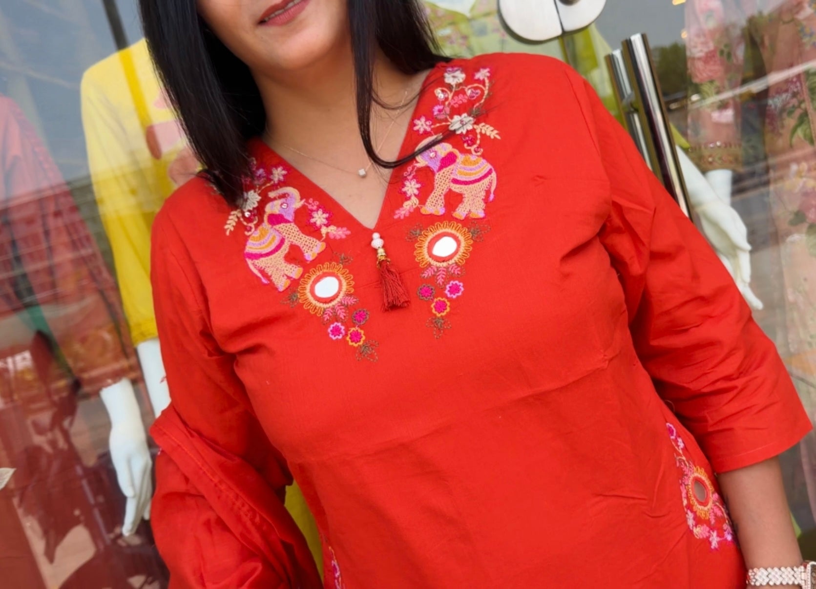 Heritage Crimson Kurta Set