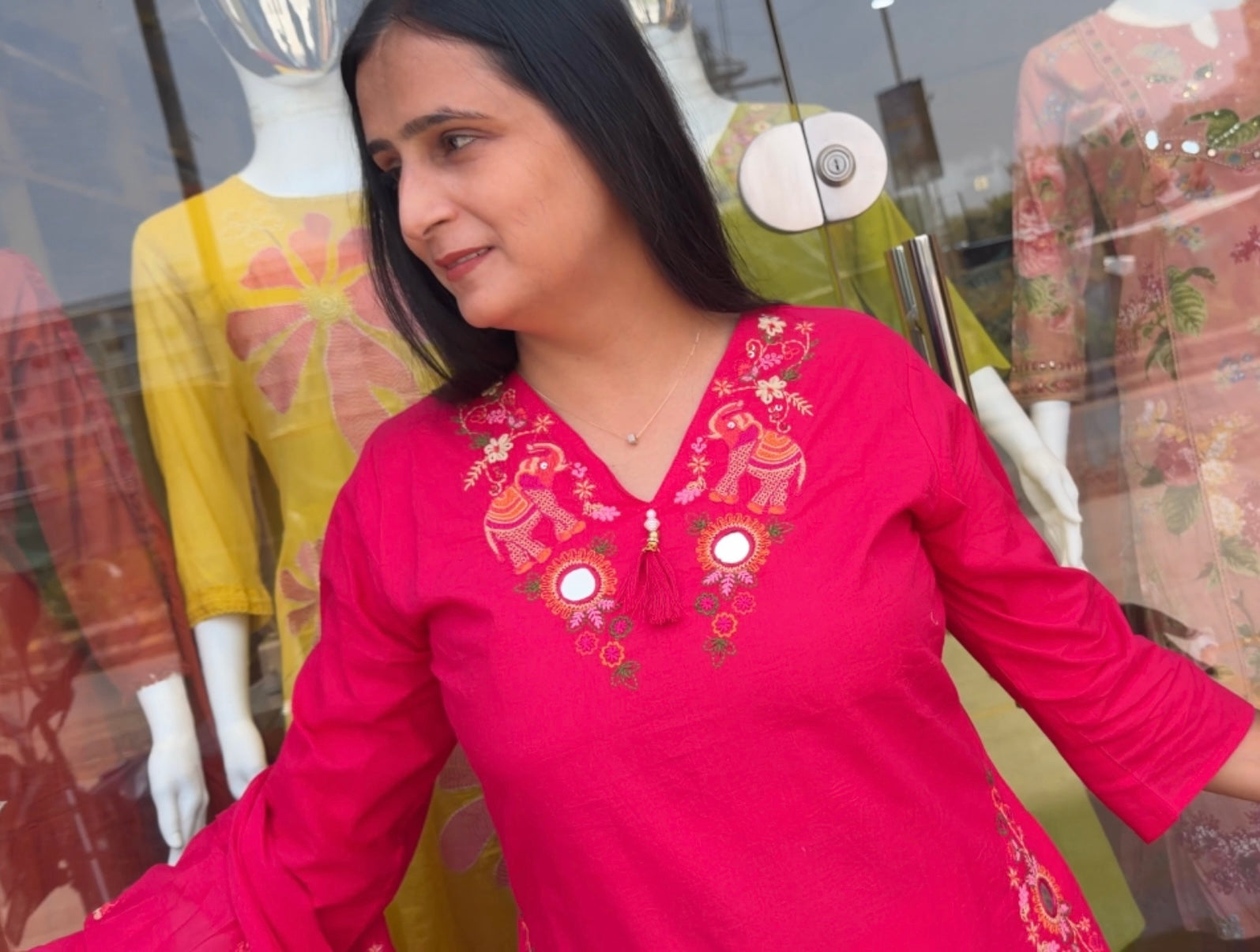 Heritage Crimson Kurta Set