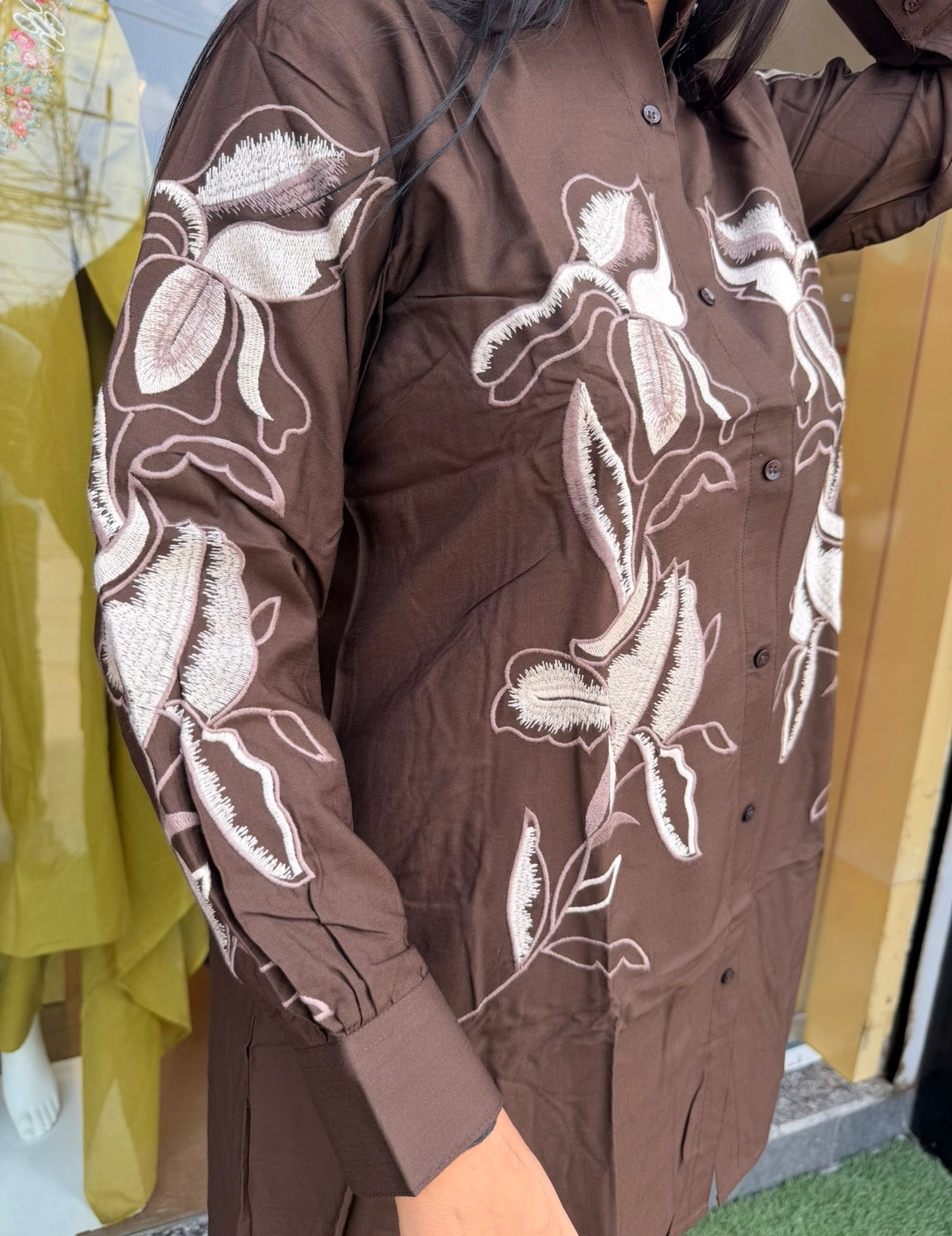 Petal Embroidered Co-Ord Set