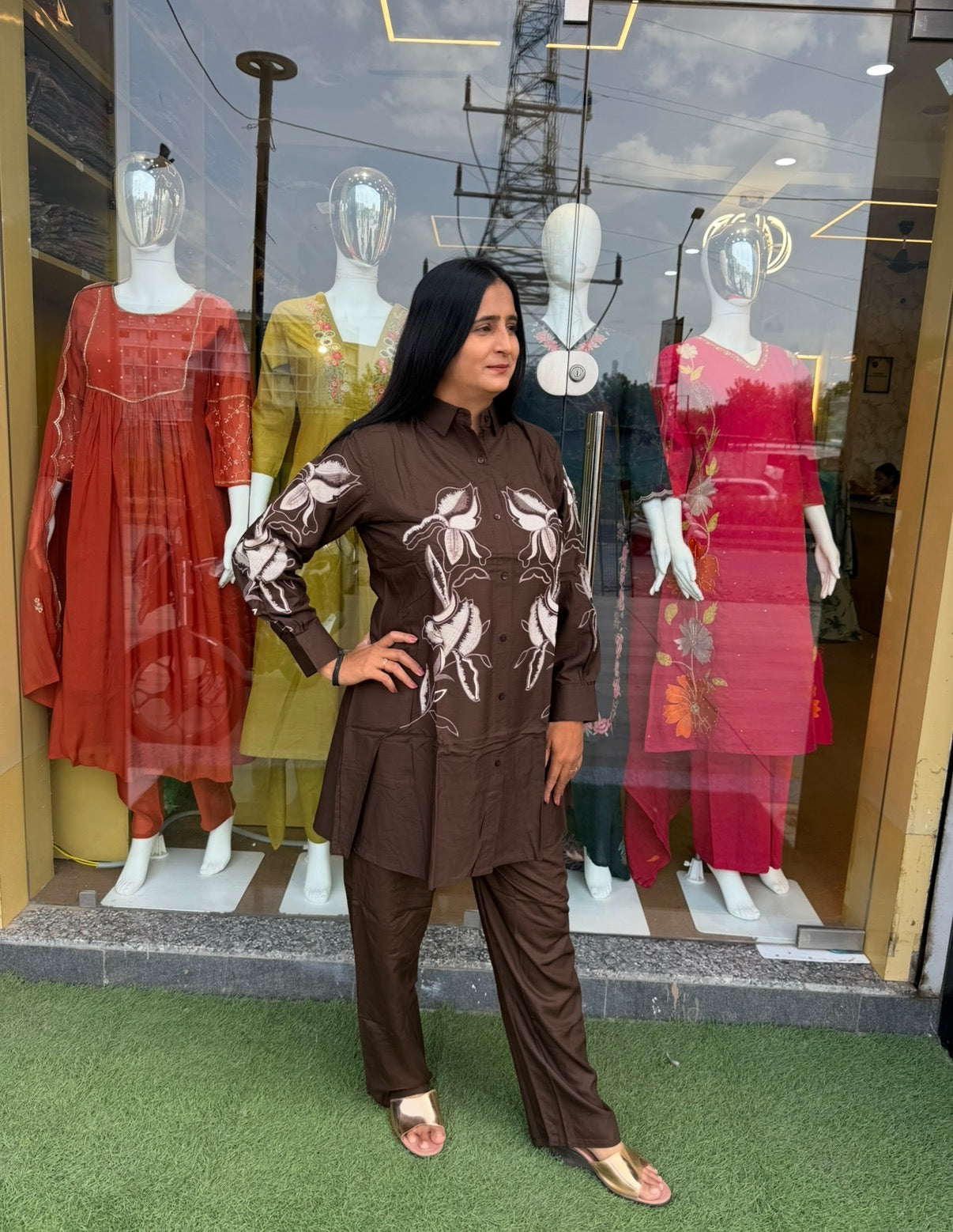 Petal Embroidered Co-Ord Set