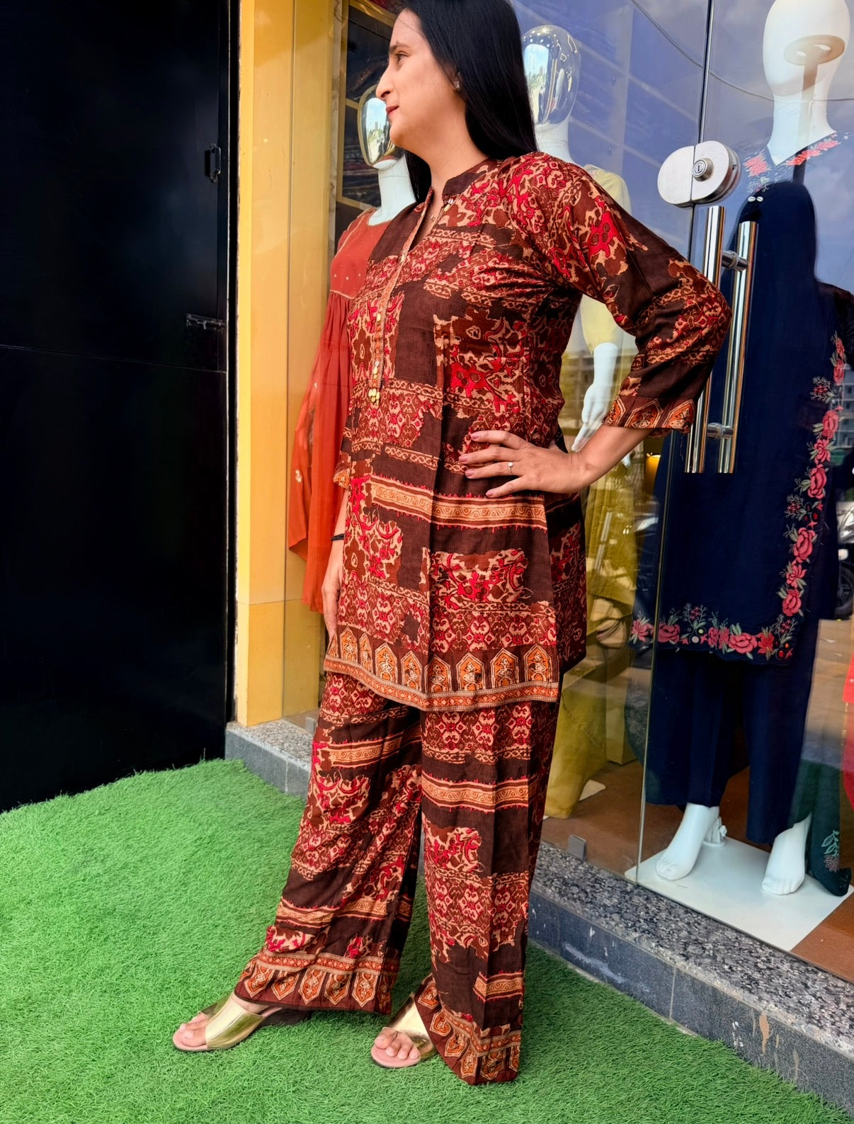 Rustic Raga Printed Co-Ord Set