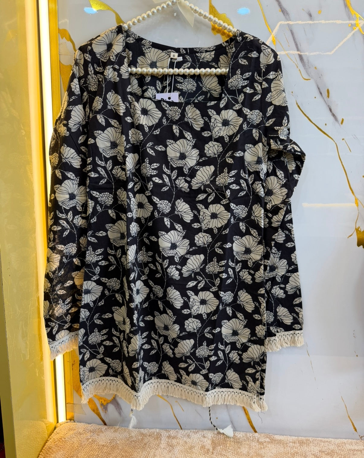 Gulabo Bloom Floral Tie-Up Kurti