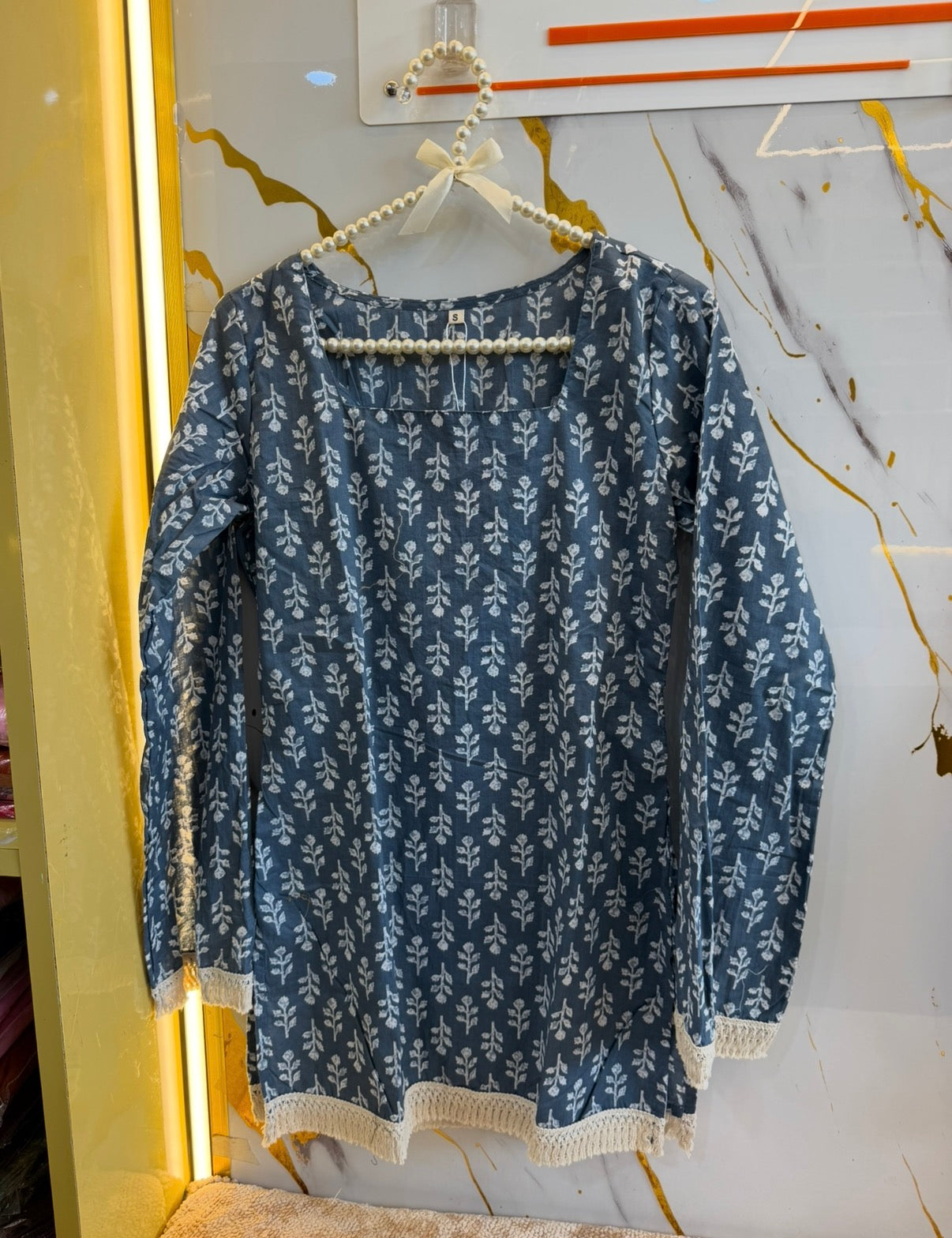 Gulabo Bloom Floral Tie-Up Kurti