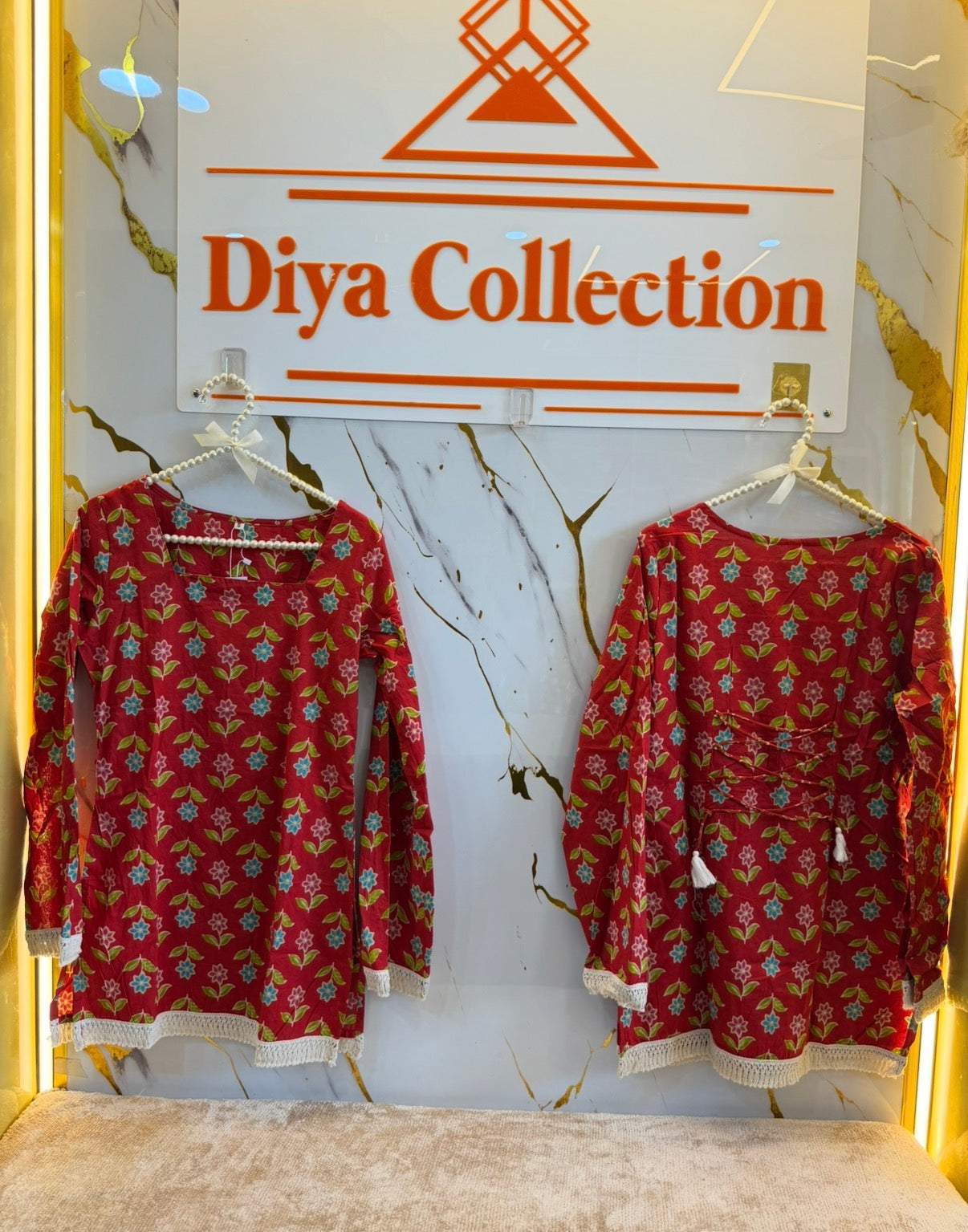 Gulabo Bloom Floral Tie-Up Kurti