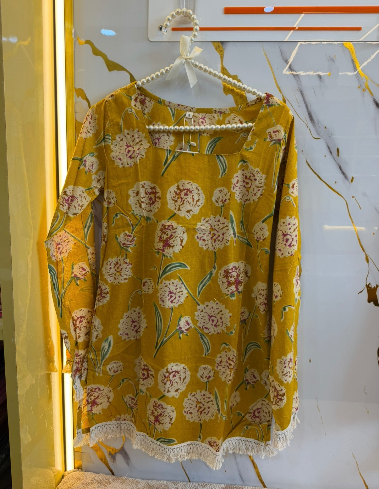 Gulabo Bloom Floral Tie-Up Kurti