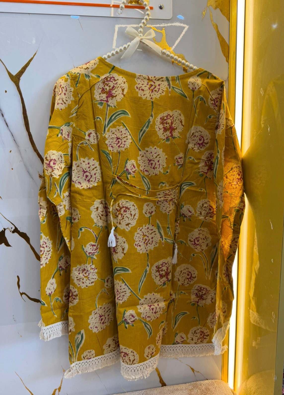Gulabo Bloom Floral Tie-Up Kurti