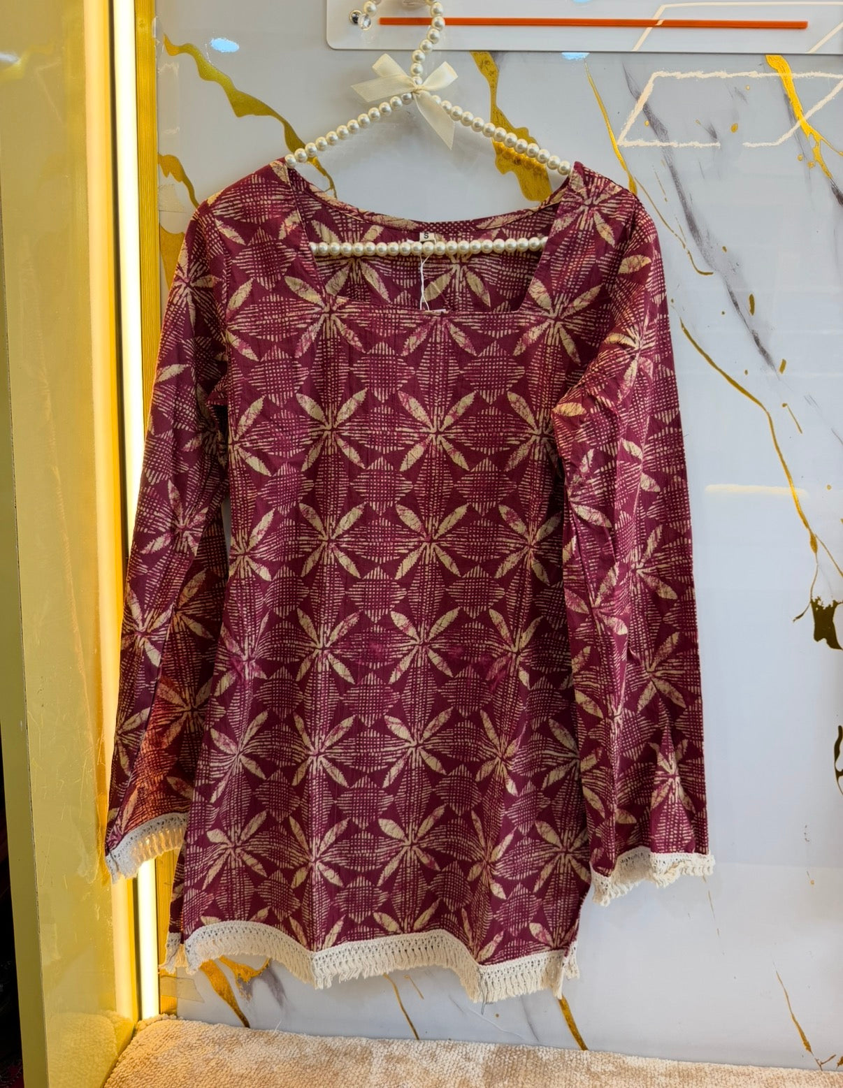 Gulabo Bloom Floral Tie-Up Kurti