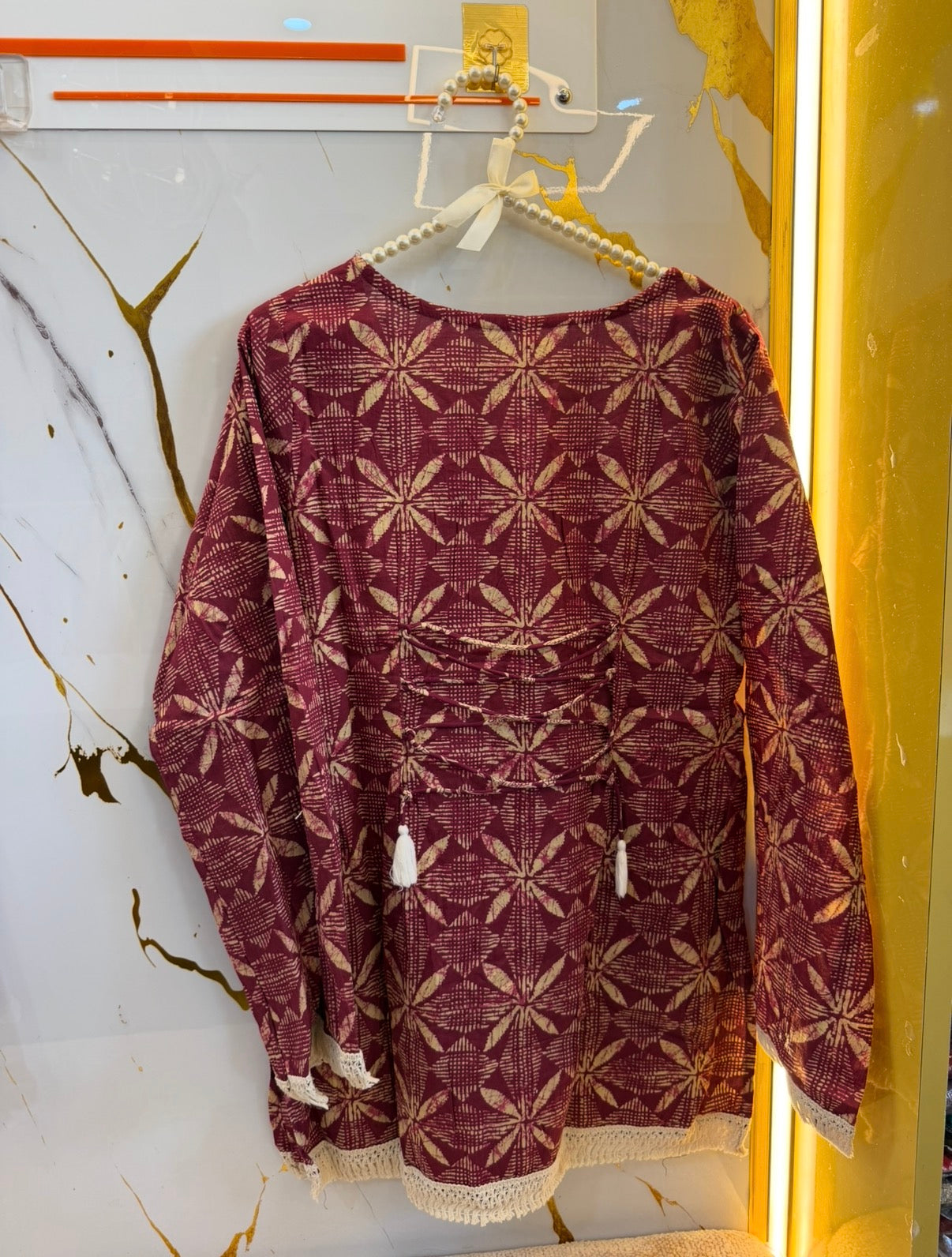 Gulabo Bloom Floral Tie-Up Kurti