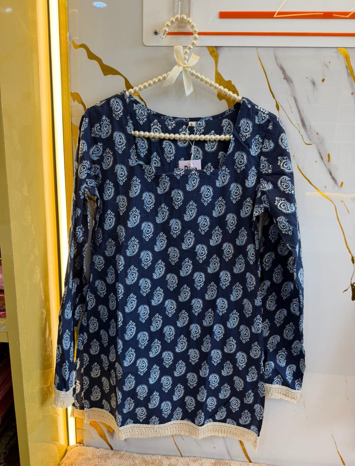Gulabo Bloom Floral Tie-Up Kurti