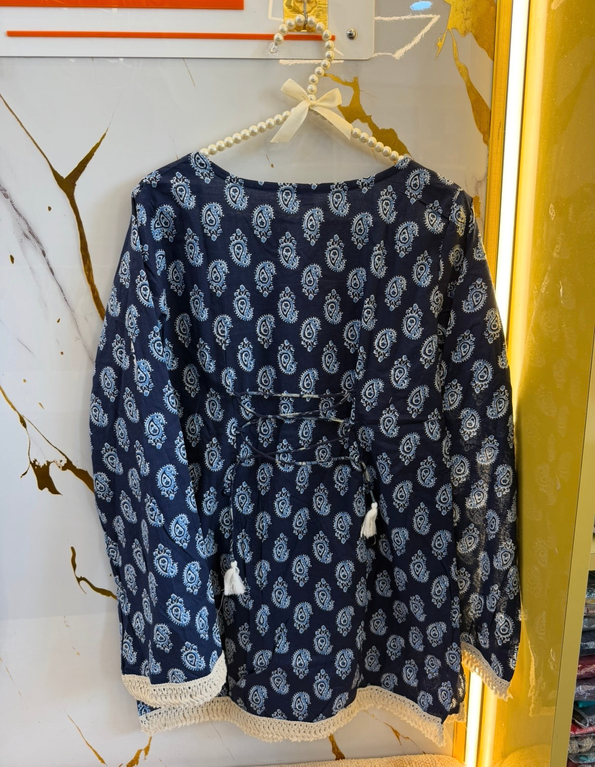 Gulabo Bloom Floral Tie-Up Kurti