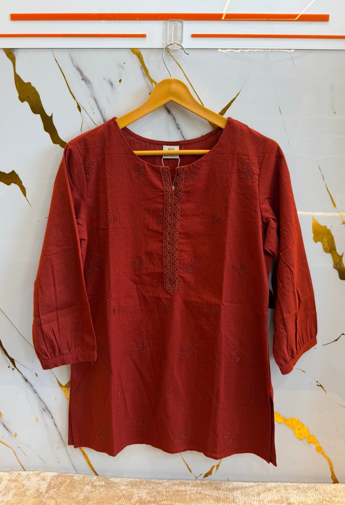Aarohi Embroidered Cotton Tunic