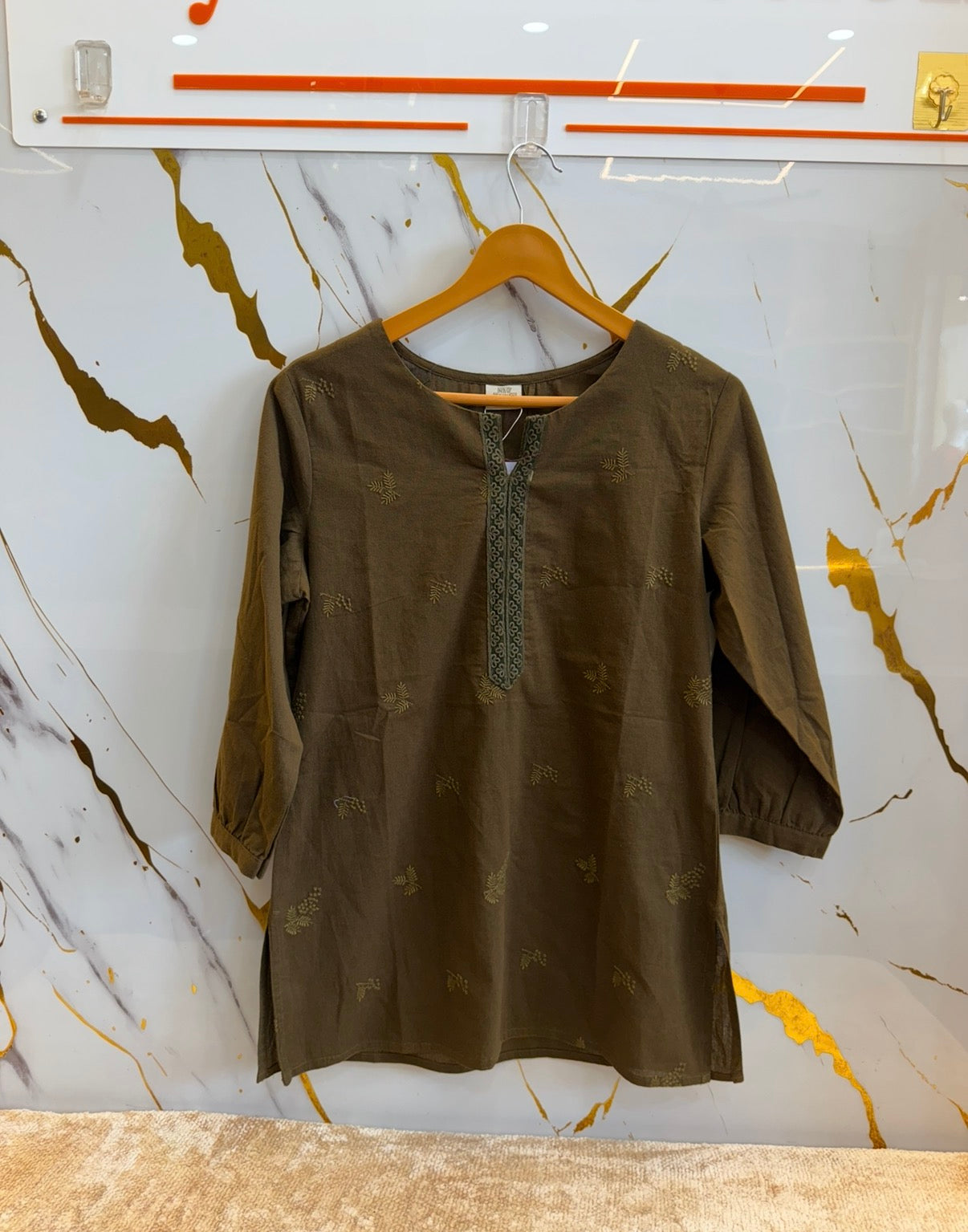 Aarohi Embroidered Cotton Tunic