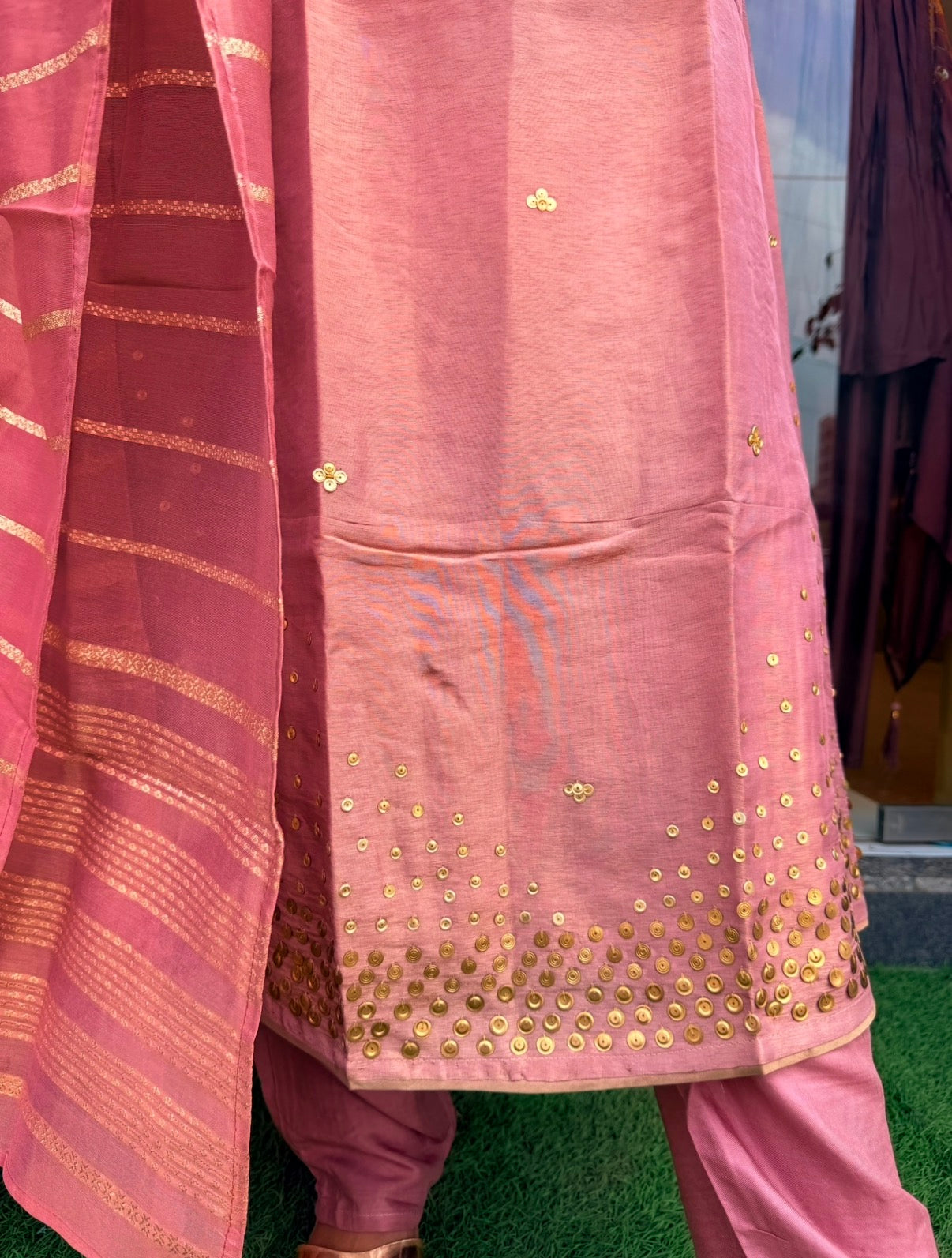 Pink Royale Embroidered Suit