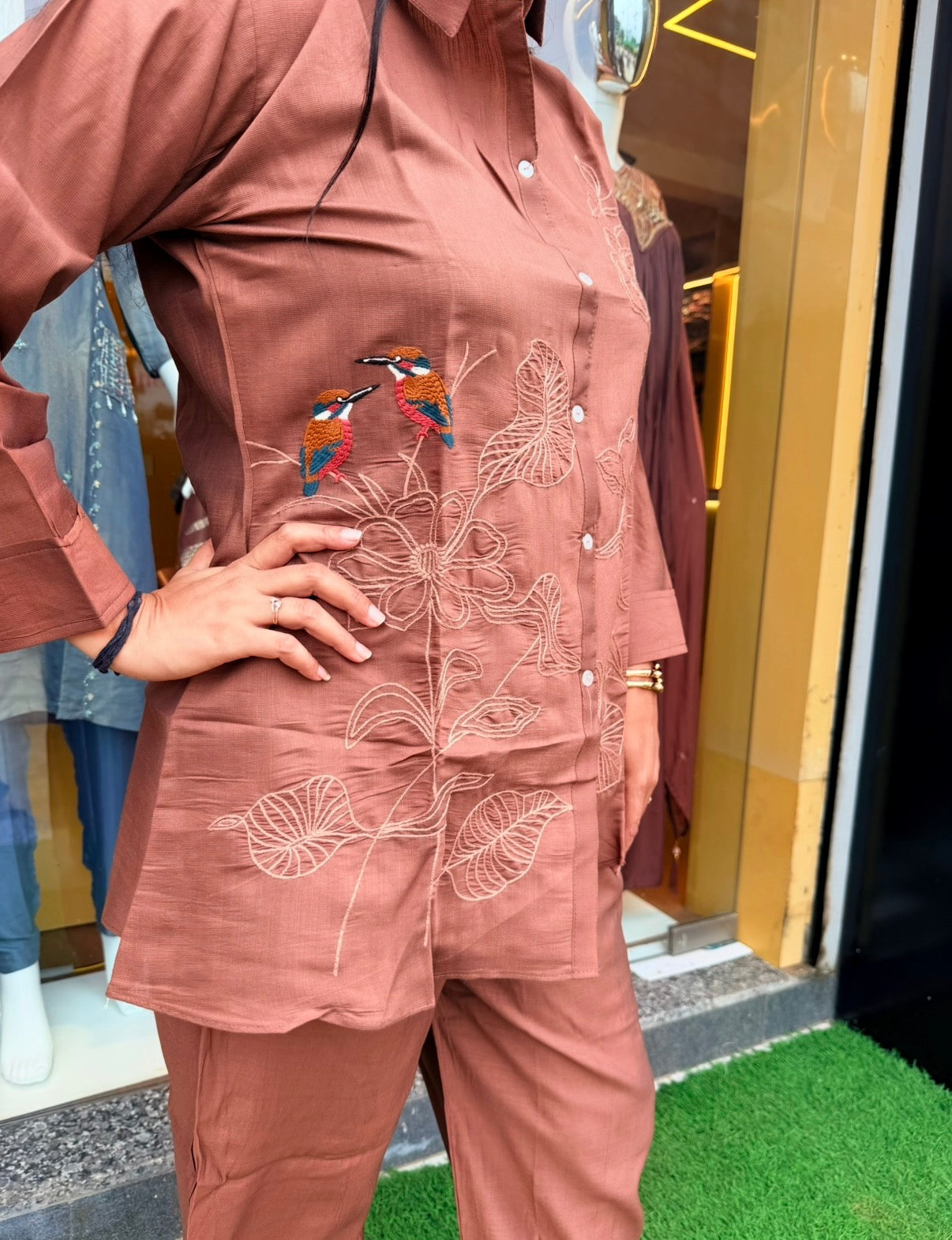 Nature Sketch Lounge Co-ord