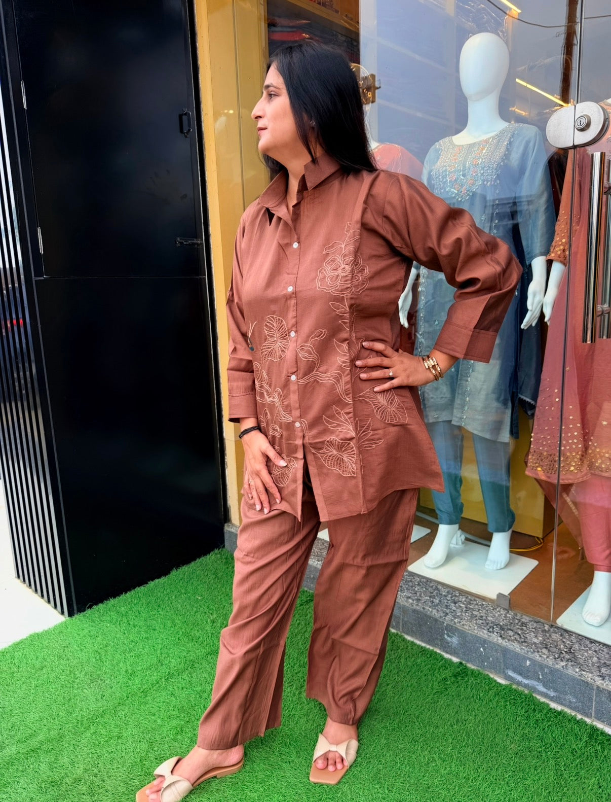 Nature Sketch Lounge Co-ord