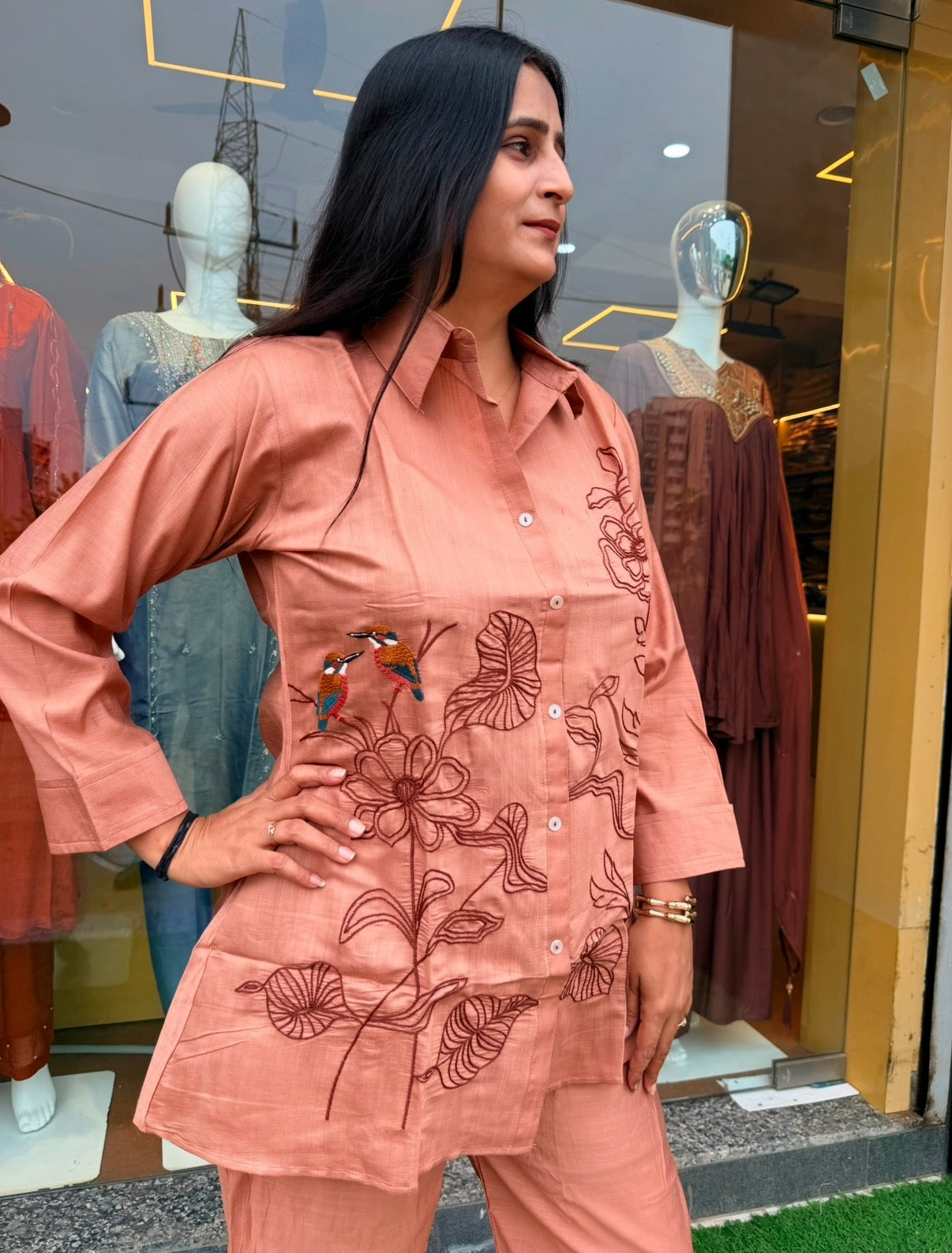 Nature Sketch Lounge Co-ord