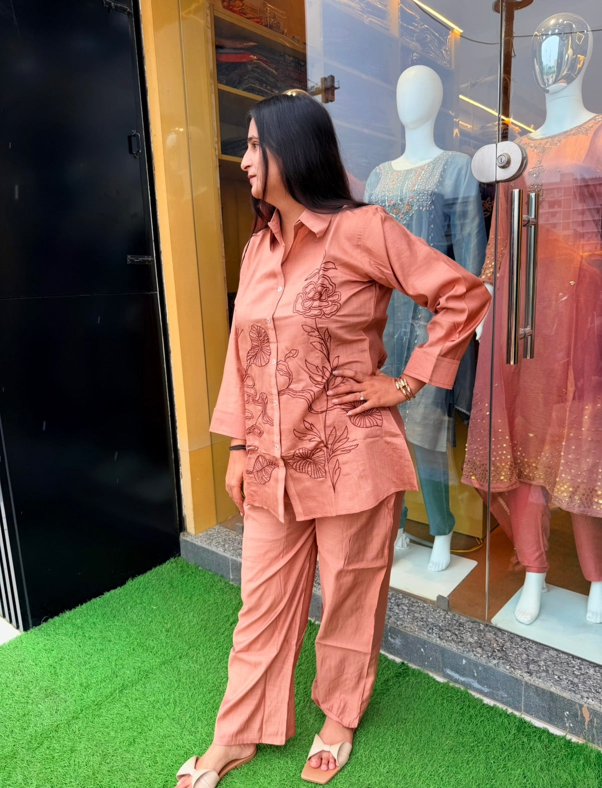 Nature Sketch Lounge Co-ord