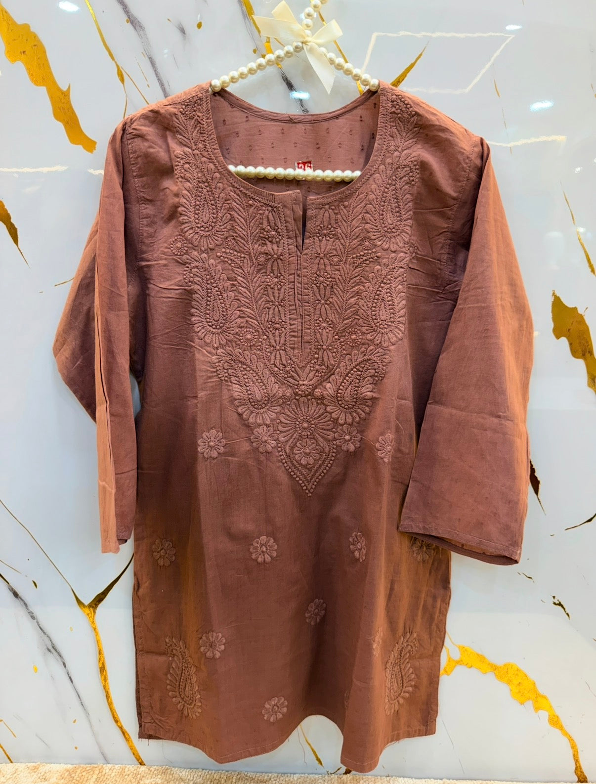Vintage Lucknowi Artisan Kurti