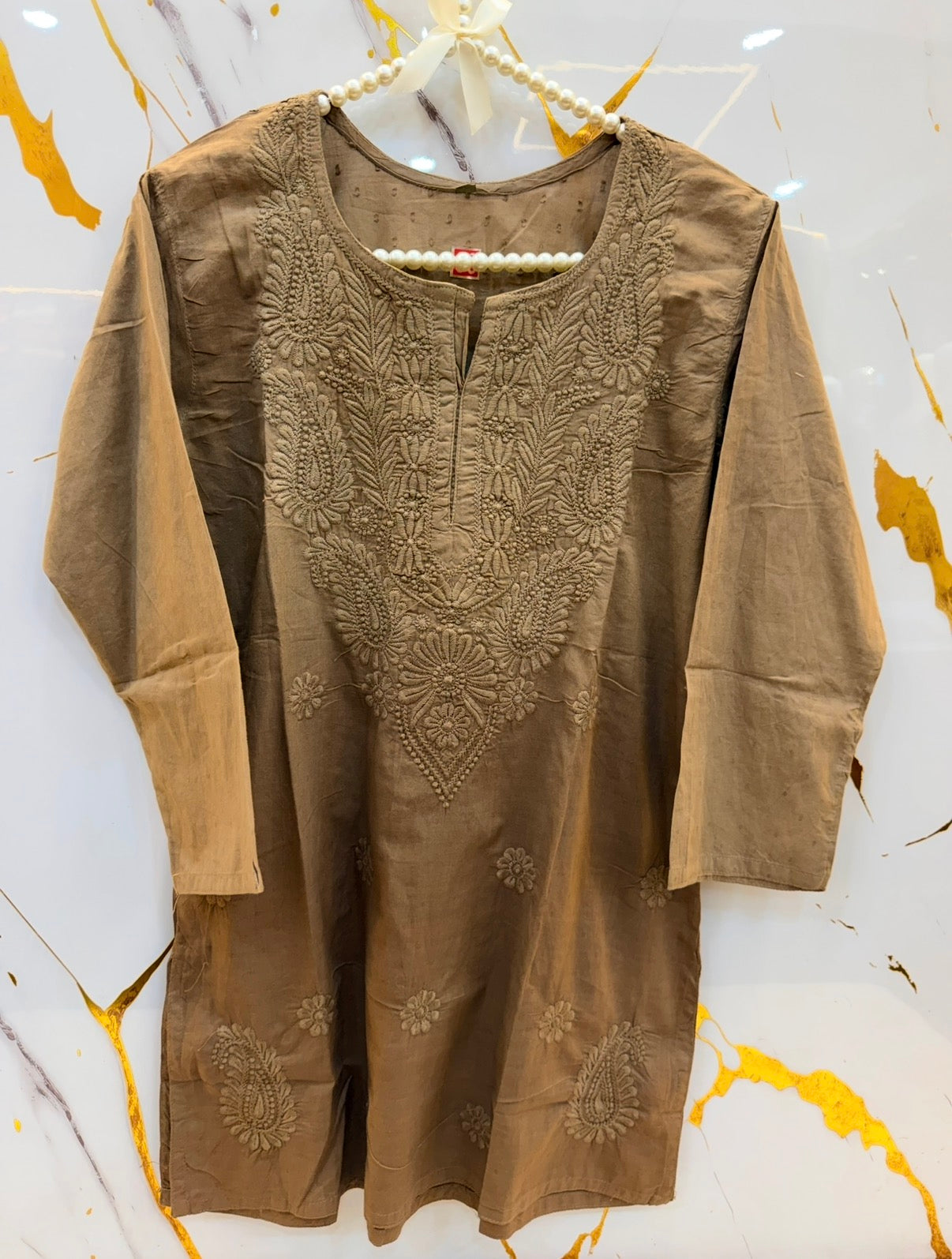 Vintage Lucknowi Artisan Kurti