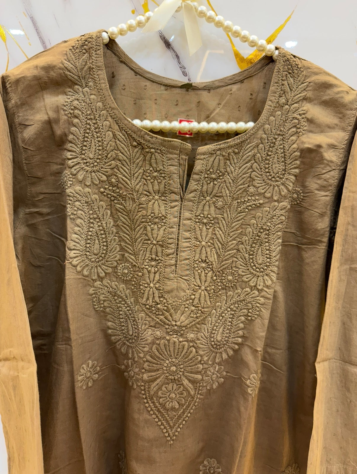 Vintage Lucknowi Artisan Kurti