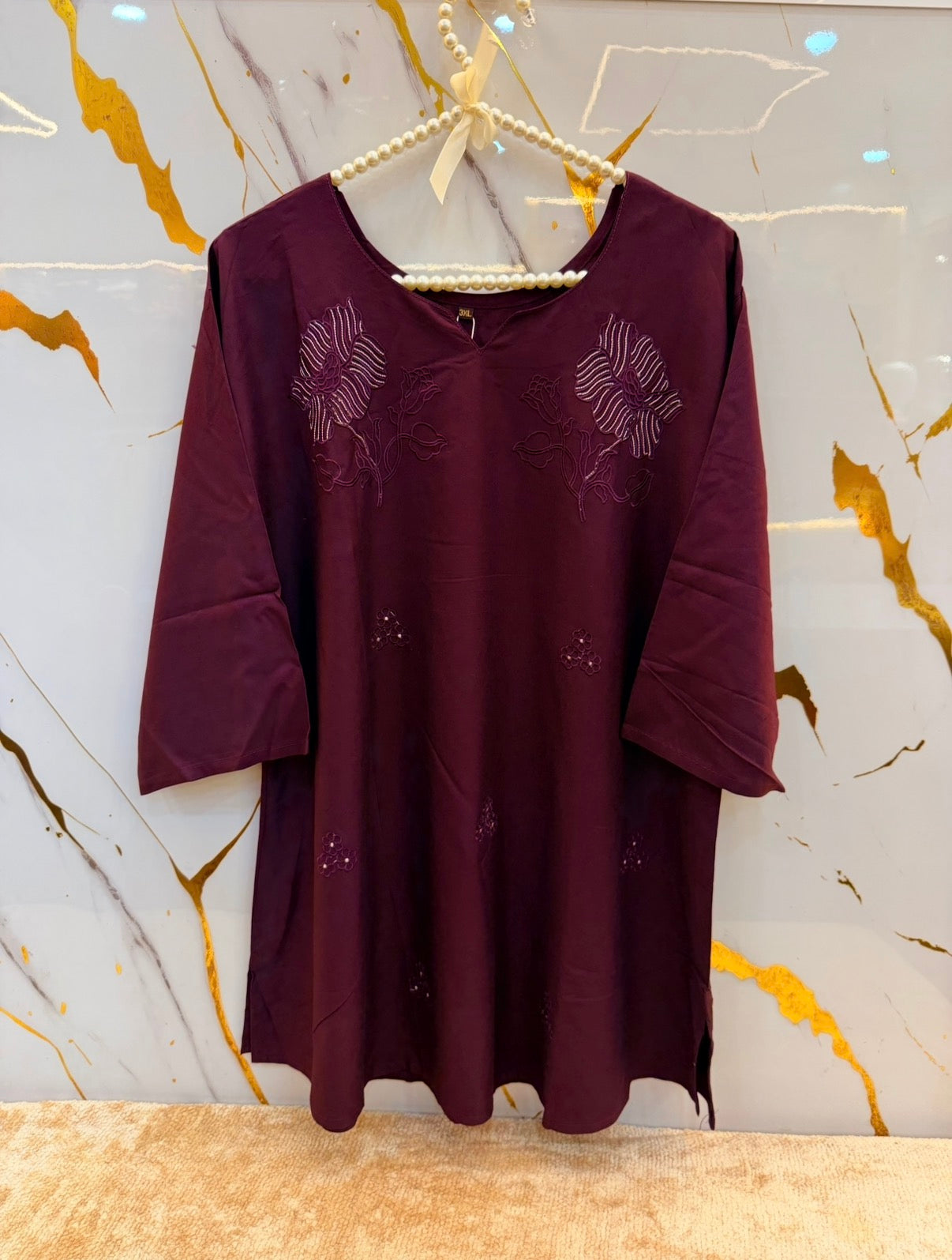 Graceful Vine Tunic - Big Size