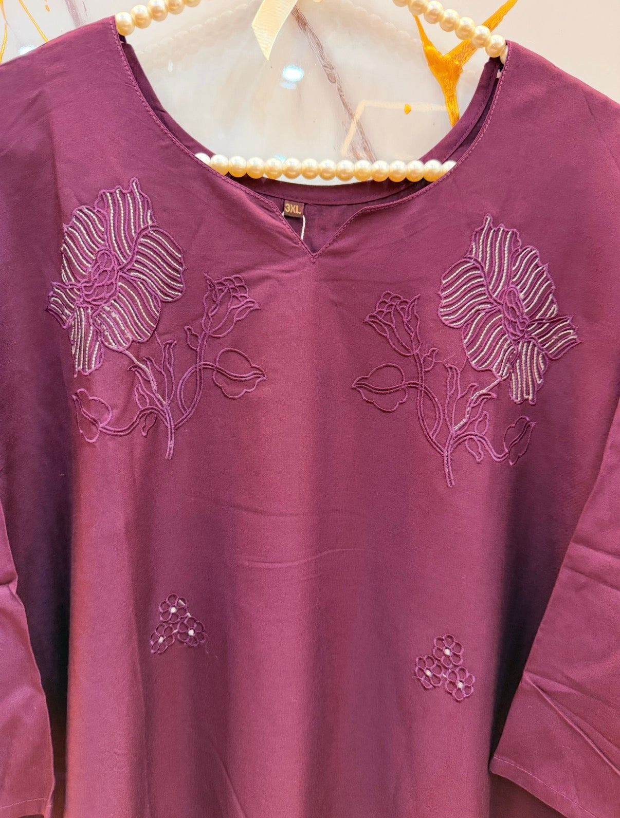 Graceful Vine Tunic - Big Size