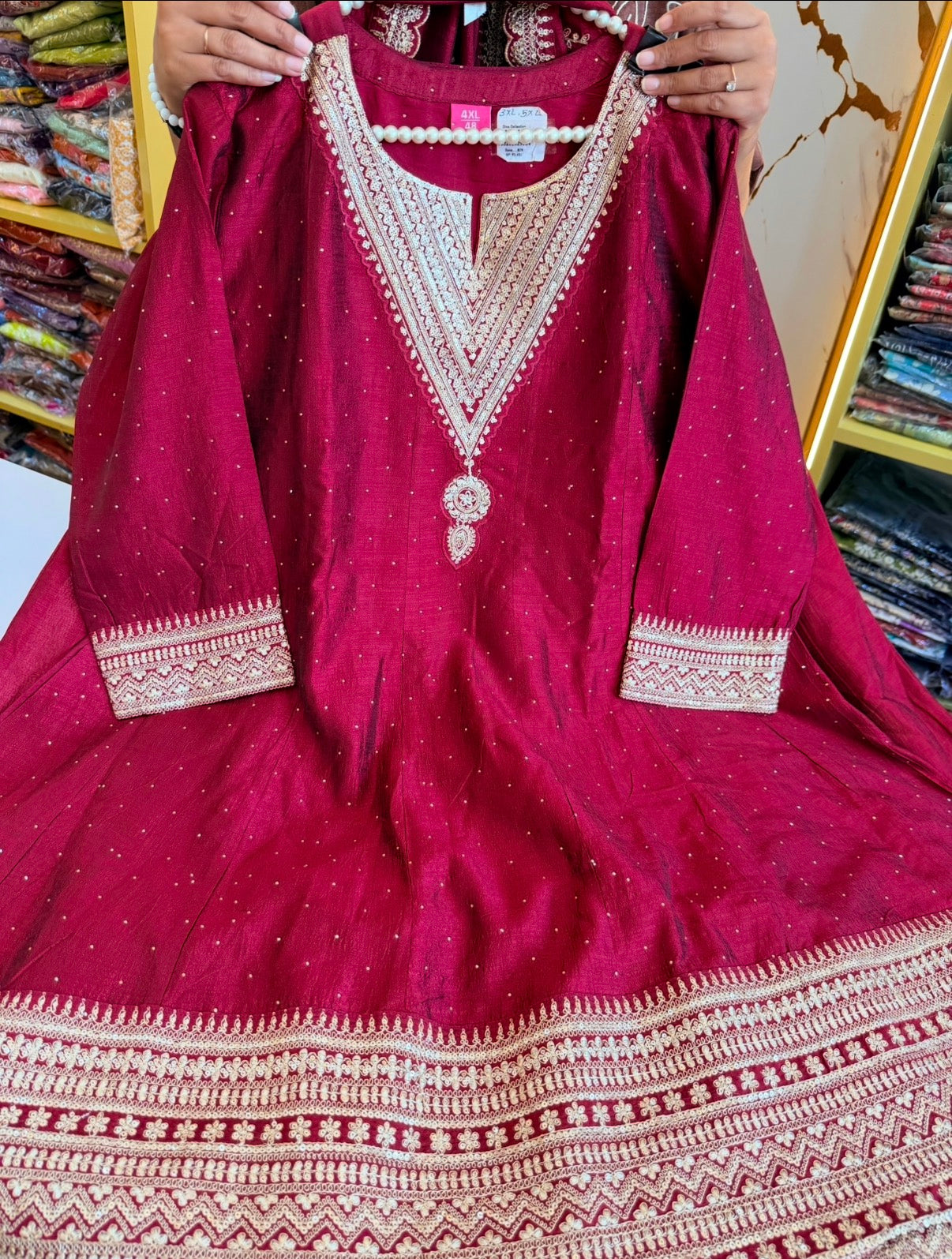 Noor-e-Ruby Festive Big Size 3 Pcs