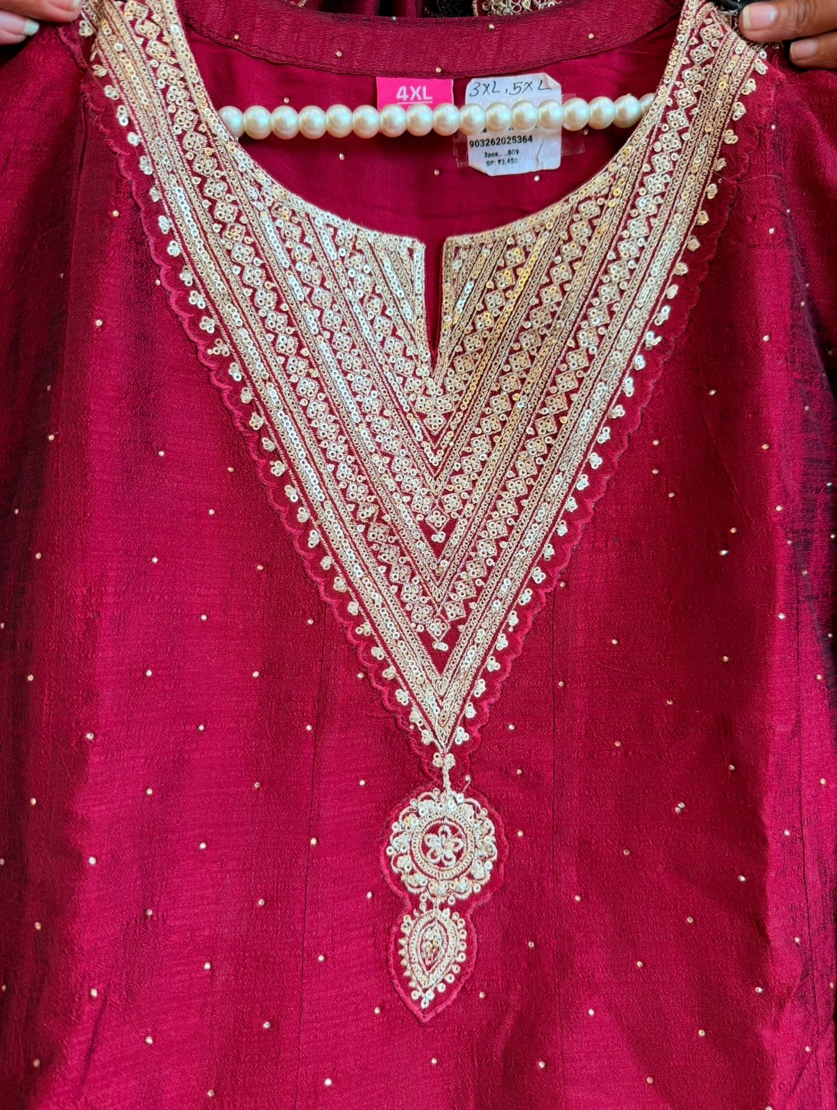 Noor-e-Ruby Festive Big Size 3 Pcs