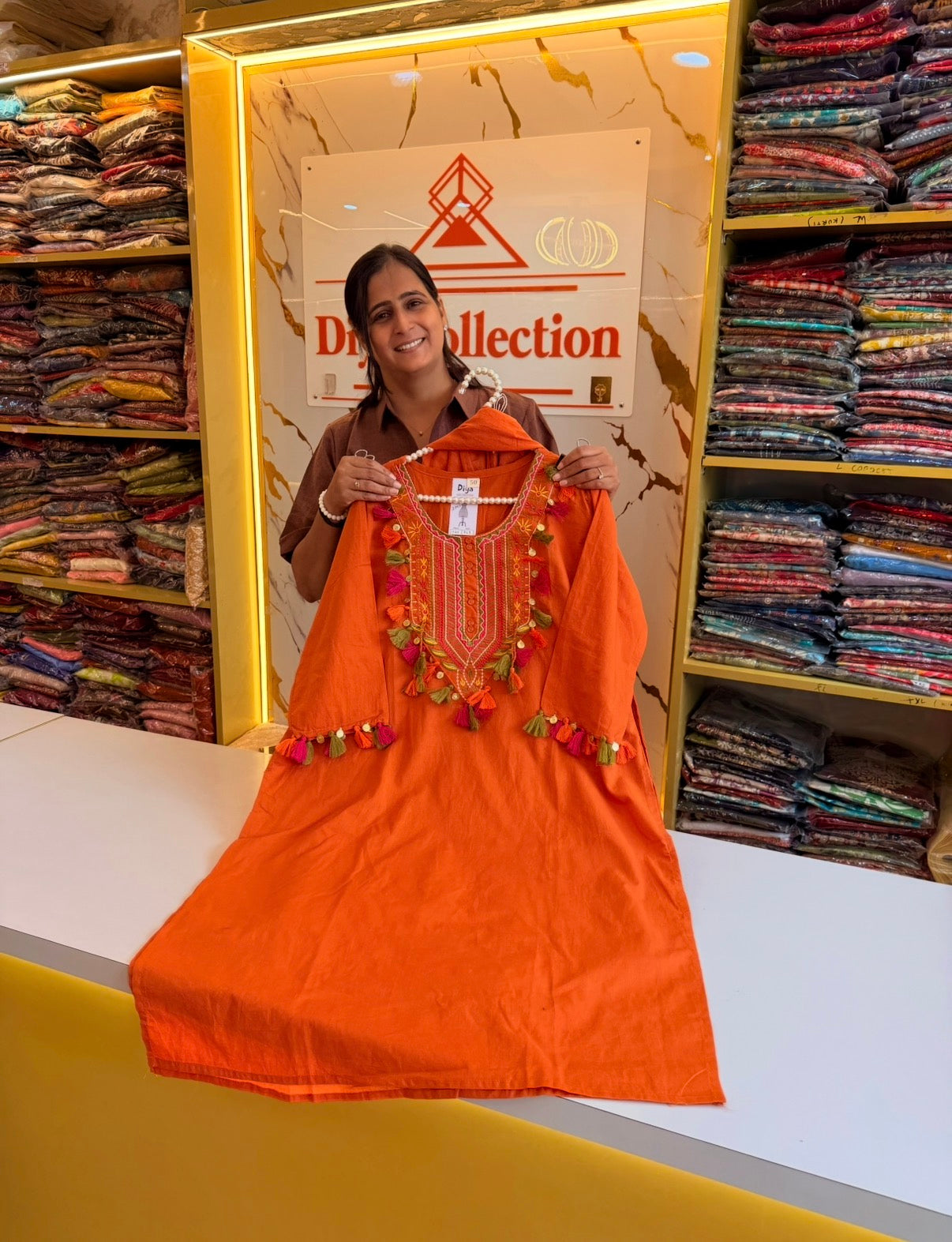 Rangriti Festive Embroidered Big Size 3Pcs