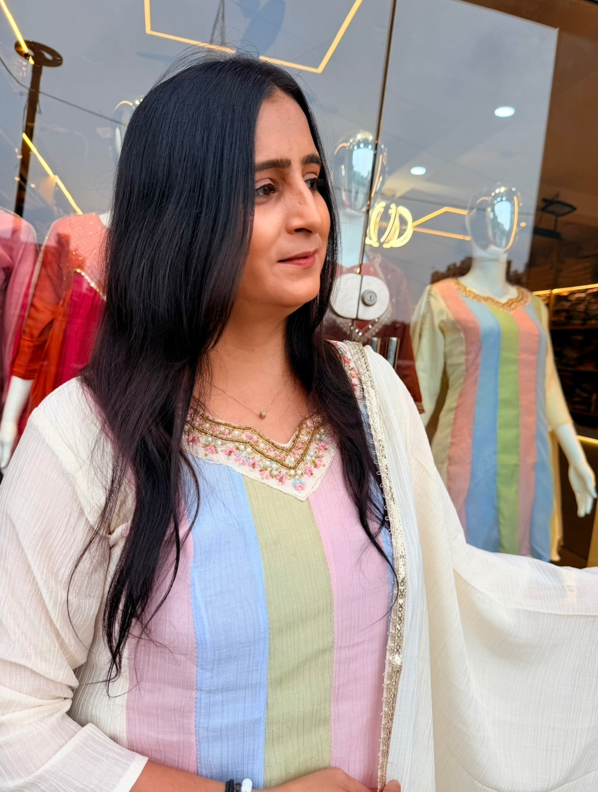 Candy Bloom Straight Kurta 3pcs