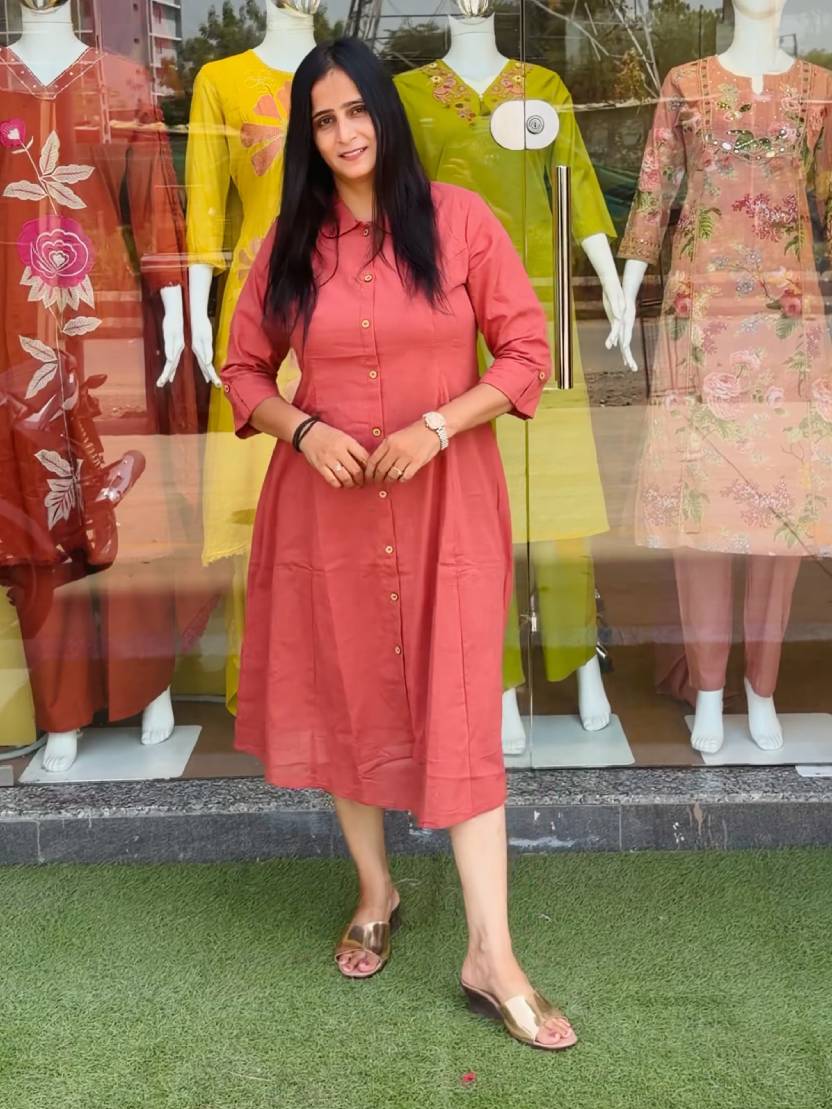 Urban Grace Cotton Shirt Kurti