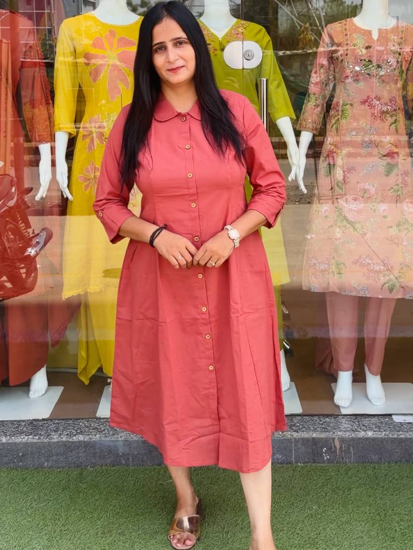Urban Grace Cotton Shirt Kurti
