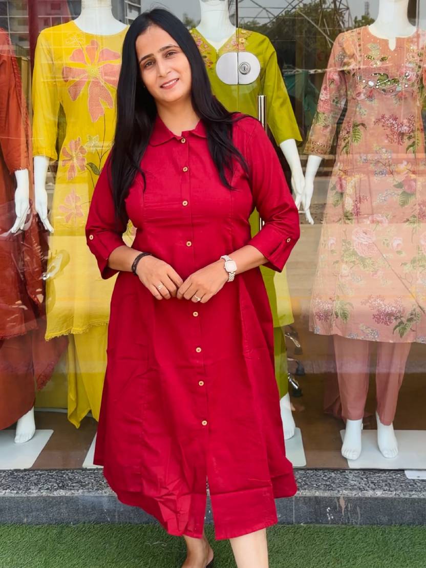 Urban Grace Cotton Shirt Kurti