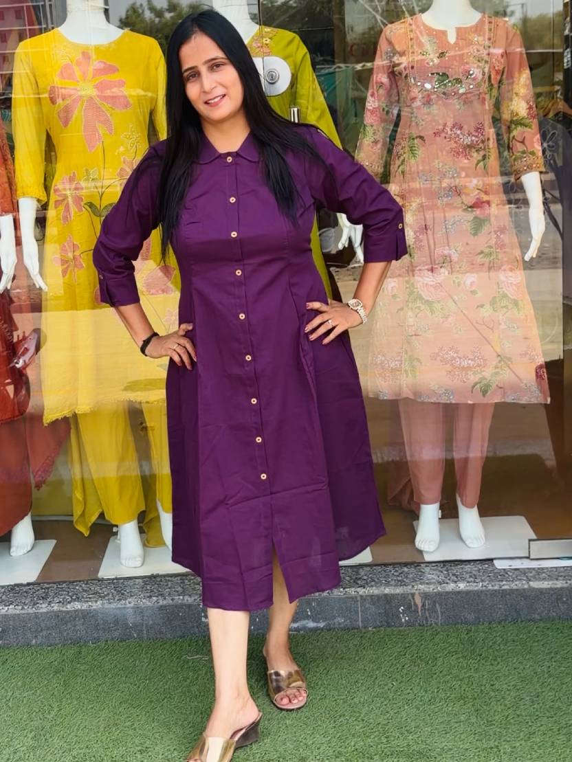 Urban Grace Cotton Shirt Kurti
